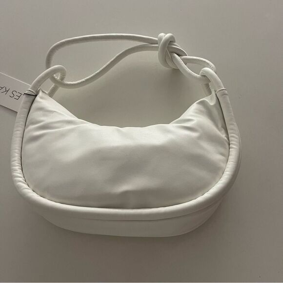 Jules Kae Luna Rope Hobo bag purse in White NWT - Picture 7 of 11